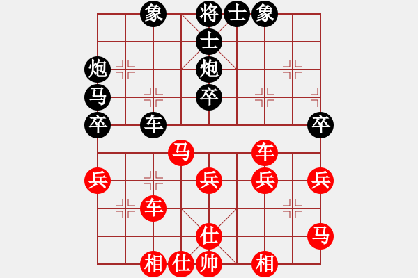 象棋棋譜圖片：炮轟司令部(3段)-勝-江西殺手(3段) - 步數(shù)：40 