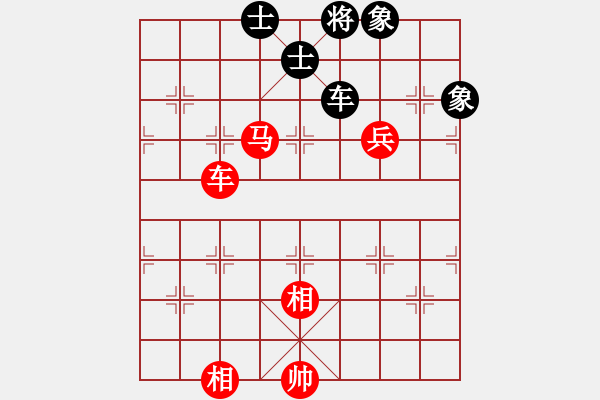 象棋棋譜圖片：電腦 車(chē)馬兵對(duì)車(chē)士象全 - 步數(shù)：0 