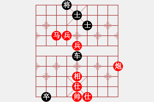 象棋棋譜圖片：沙場(chǎng)將軍(9星)-勝-yeqinghong(8星) - 步數(shù)：130 