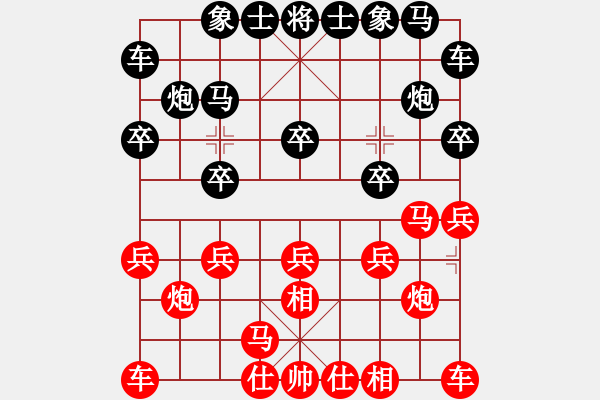 象棋棋譜圖片：實現(xiàn)(8星)-負(fù)-魔妹小嬌鳳(9星) - 步數(shù)：10 