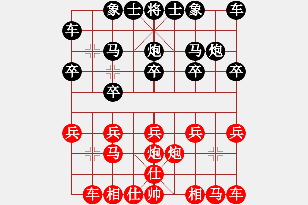 象棋棋譜圖片：大哥 -紅先負(fù)- 孫莎 - 步數(shù)：10 