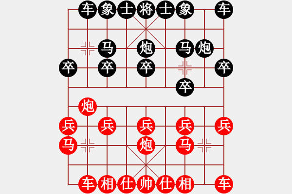 象棋棋譜圖片：得道高僧 -VS- 大腦不好用 - 步數(shù)：10 