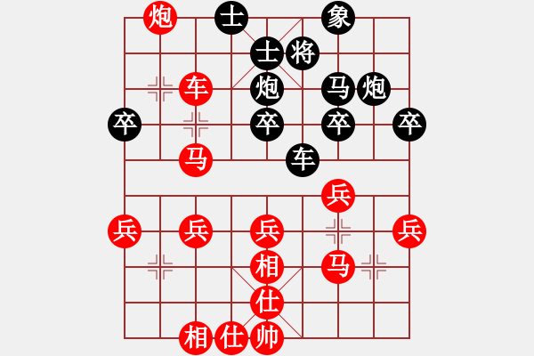 象棋棋譜圖片：分紅比例符合技術(shù)開(kāi) 勝 消失的舊時(shí)光 。 - 步數(shù)：40 