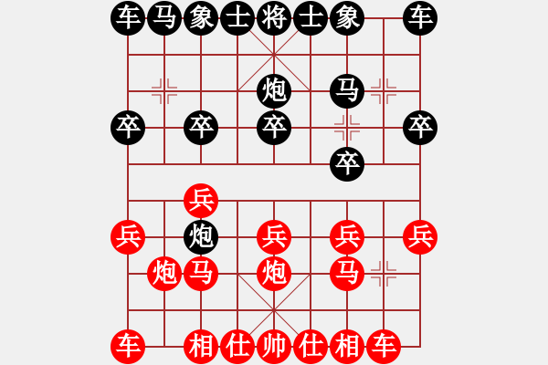 象棋棋谱图片：吴起将军VSjsljh(2011-1-13) - 步数：10 