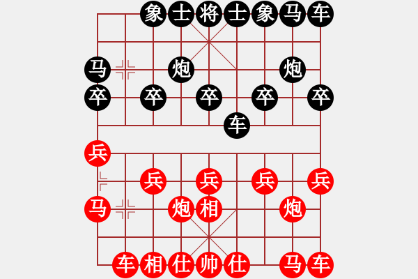 象棋棋譜圖片：許文學(xué) 先和 楊劍 - 步數(shù)：10 