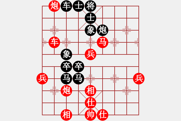 象棋棋譜圖片：hhbg(3段)-負-奇兵脫殼(5段)中炮巡河車對屏風(fēng)馬 紅進左馬 - 步數(shù)：60 