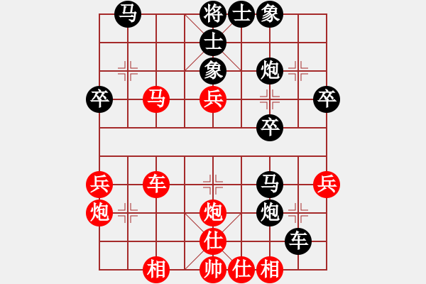 象棋棋譜圖片：高車保馬探究之七路馬（三）（實戰(zhàn)） - 步數(shù)：40 