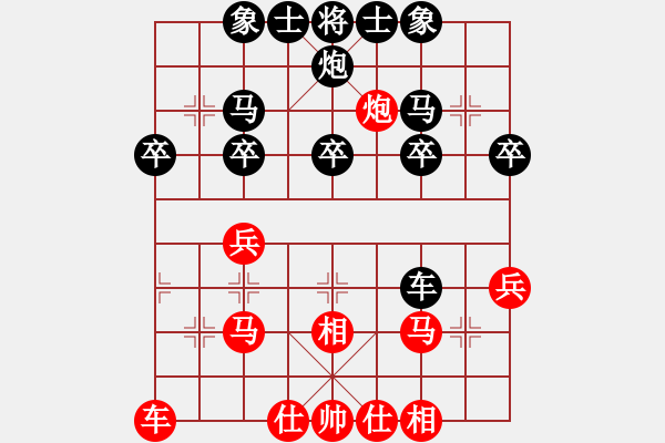 象棋棋譜圖片：下歐美[674153243] -VS- 濰坊棋院[2502274040] - 步數(shù)：30 