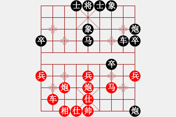 象棋棋譜圖片：戰(zhàn)斗中成長(8段)-負-雙代花(2段) - 步數(shù)：40 