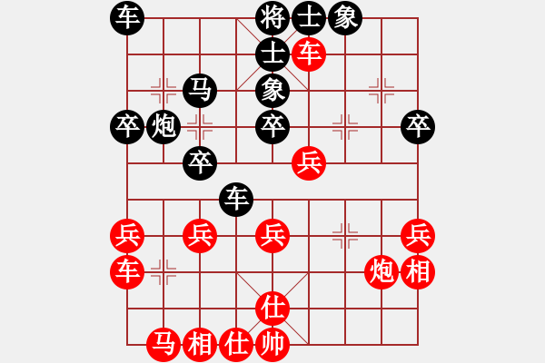 象棋棋譜圖片：董文淵     先負(fù) 謝小然     - 步數(shù)：40 