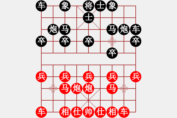 象棋棋譜圖片：今天測(cè)試XX的引擎 - 步數(shù)：10 