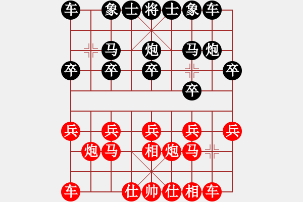 象棋棋譜圖片：剪刀(9星)-勝-四核貓貓(9星) - 步數(shù)：10 