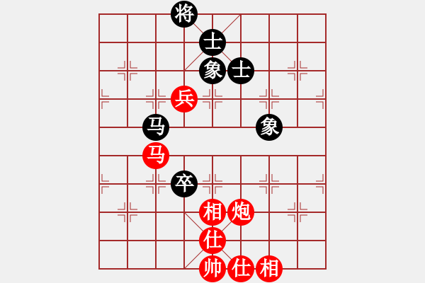 象棋棋譜圖片：232 - 馬炮高兵仕相全例勝馬高卒士象全 - 步數：0 