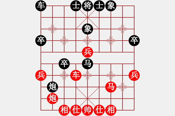 象棋棋譜圖片：龍王爺[499059472] -VS- 反方向的鐘[41446075] - 步數(shù)：40 