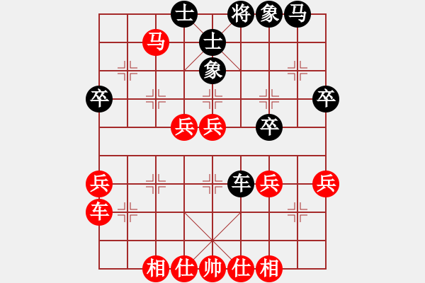 象棋棋譜圖片：蔥頭(2段)-勝-白銀魏老師(6段) - 步數(shù)：40 