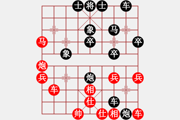 象棋棋譜圖片：津門金童(6段)-負(fù)-wzzjx(9段) - 步數(shù)：40 