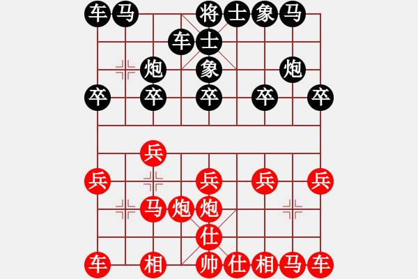 象棋棋譜圖片：袁福來 先勝 張建平 - 步數(shù)：10 