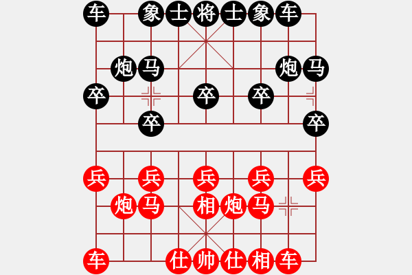 象棋棋谱图片：151030 第7轮 第7台 周志刚（玻） 和 姚威和（森） - 步数：10 