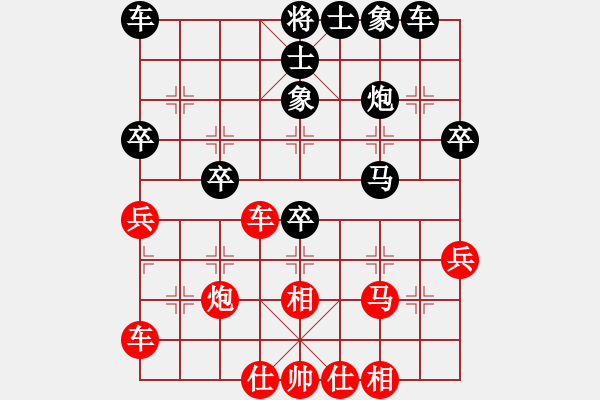 象棋棋谱图片：加拿大-多伦多 潘子勋 负 缅甸 张旺后 - 步数：40 