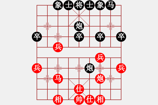 象棋棋譜圖片：友誼第一(6弦)-負(fù)-猛虎(9星) - 步數(shù)：30 