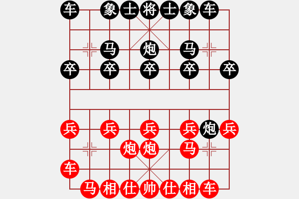 象棋棋譜圖片：江都老兵(1段)-負(fù)-雙代花(4段) - 步數(shù)：10 