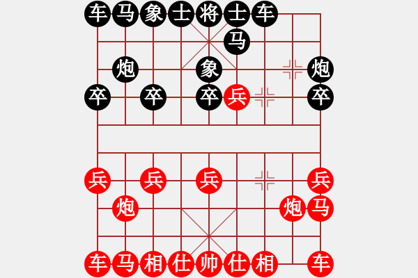 象棋棋譜圖片：車一進(jìn)十八[547269272] -VS- 江中月[305706605] - 步數(shù)：10 