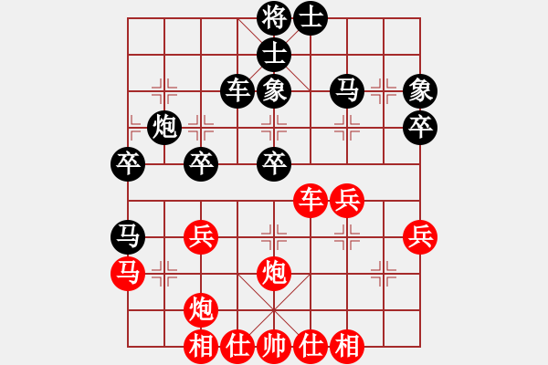 象棋棋譜圖片：哥斯拉(風(fēng)魔)-和-長樂侯(風(fēng)魔) - 步數(shù)：40 