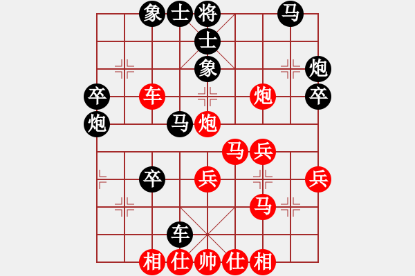 象棋棋譜圖片：劉念凌(5段)-和-chubanruoq(5段) - 步數(shù)：40 