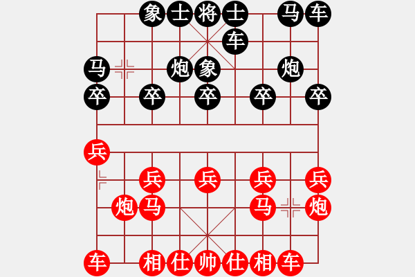 象棋棋譜圖片：小兵要忍忍(2段)-勝-燕子飛(3段) - 步數(shù)：10 