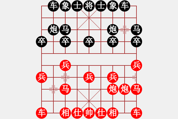 象棋棋譜圖片：海角游子紅負葬心【金鉤炮局】 - 步數(shù)：10 