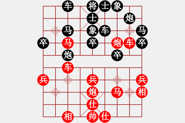 象棋棋譜圖片：long(9星)-勝-condonat(地煞)中炮過河車互進(jìn)七兵對(duì)屏風(fēng)馬飛象 左象橫車 - 步數(shù)：40 