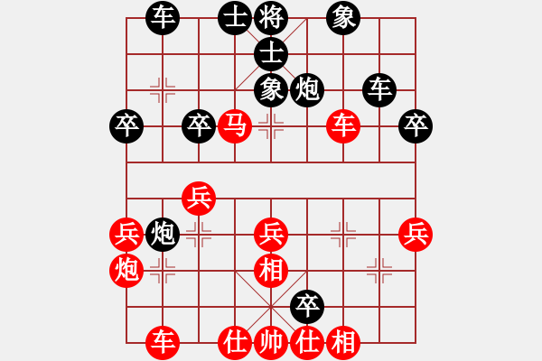 象棋棋譜圖片：第三輪 貴州夏 剛先勝重慶鄒 強(qiáng) - 步數(shù)：40 