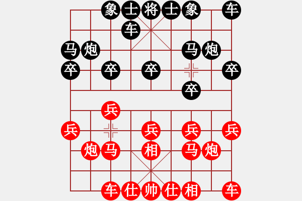 象棋棋譜圖片：左手切菜(8段)-勝-男高音(8段) - 步數(shù)：10 