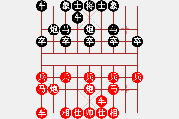 象棋棋譜圖片：芳棋[893812128] -VS- 胡司令[2274612845] - 步數(shù)：10 