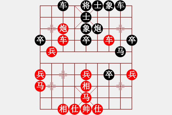 象棋棋譜圖片：ゞ★昌哥[紅] -VS- 恐龍絕不消失[黑] - 步數(shù)：40 