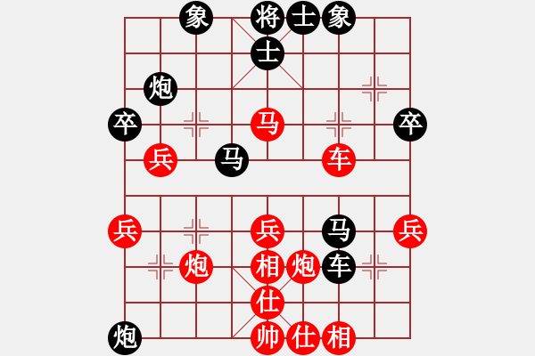 象棋棋譜圖片：oktoeight(4段)-勝-bzhn(4段) - 步數(shù)：40 