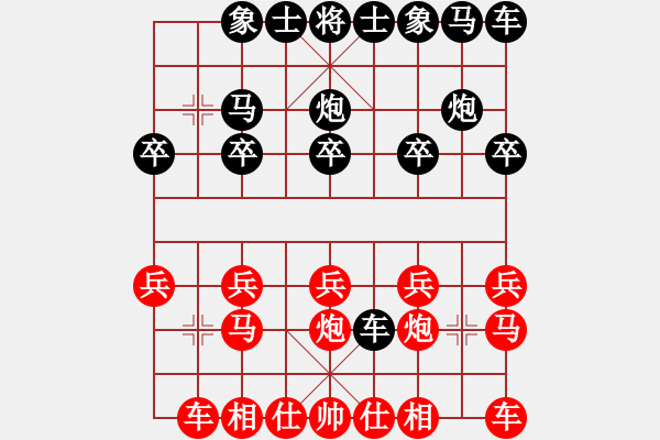 象棋棋譜圖片：1603222217 低手之路-界外散仙.pgn - 步數(shù)：10 