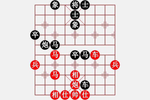 象棋棋譜圖片：行者必達[紅] -VS- qqqqq[黑]【晉級聯(lián)眾三級大師】 - 步數(shù)：60 