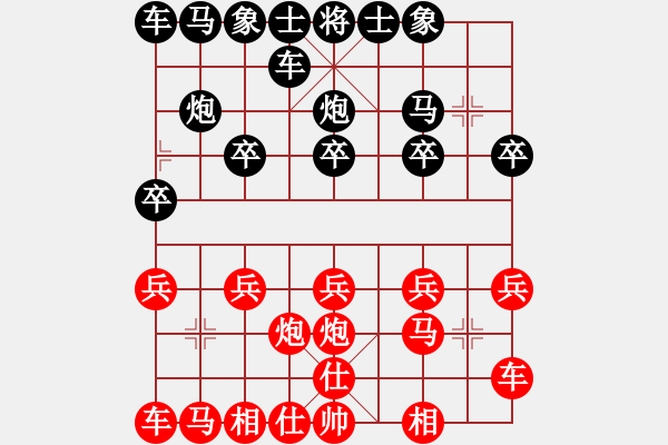 象棋棋譜圖片：懷戀[247738710] -VS- 橫才俊儒[292832991] - 步數(shù)：10 