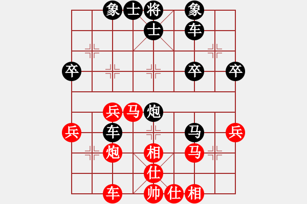 象棋棋譜圖片：[12級(jí)]蛻變，從今天 先負(fù) [13級(jí)]浩軒爺 - 步數(shù)：40 