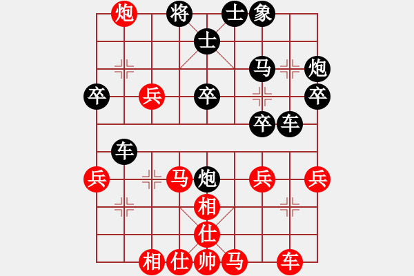 象棋棋譜圖片：舞王[335366248] -VS- 橫才俊儒[292832991] - 步數(shù)：40 