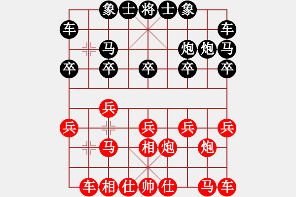 象棋棋譜圖片：11447局 A62-過宮炮對(duì)橫車-旋九專雙核-傻瓜 紅先負(fù) 小蟲引擎24層 - 步數(shù)：10 