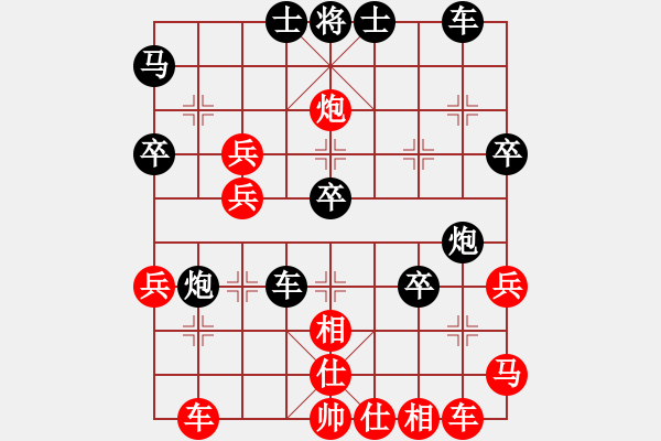 象棋棋譜圖片：呂梁 毛雍杰 負(fù) 太原象棋協(xié)會(huì) 趙天元 - 步數(shù)：40 