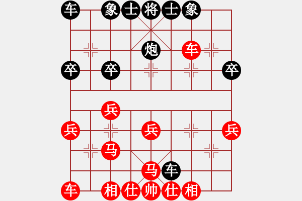 象棋棋譜圖片：突出重圍(2段)-勝-中國防部(1段) - 步數(shù)：30 