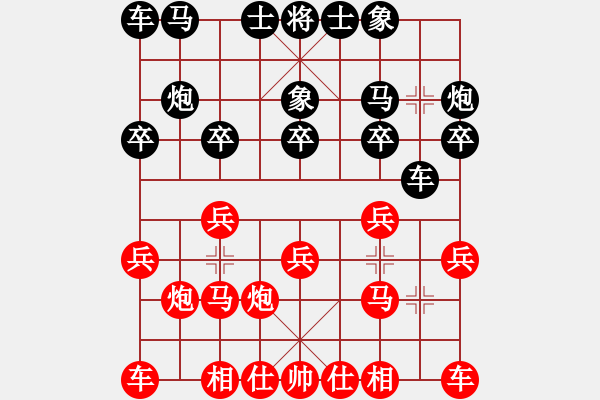 象棋棋譜圖片：靈石(9段)-勝-佳佳測試一(7段) 過宮炮局 對其他 - 步數(shù)：10 