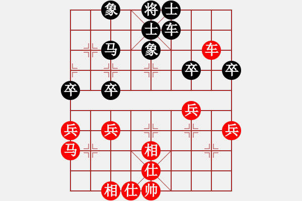 象棋棋譜圖片：綠林論道 五八炮三兵對屏風(fēng)馬3卒 - 步數(shù)：41 