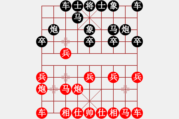 象棋棋譜圖片：侯文博 先勝 陳昆明 - 步數(shù)：10 