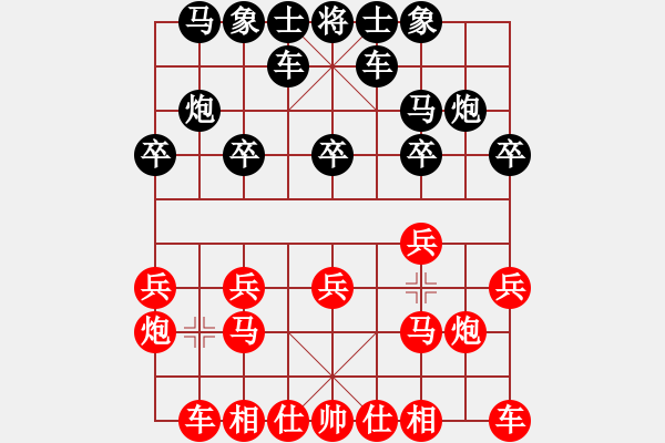 象棋棋譜圖片：659局 A03- 邊炮局-小蟲引擎23層(2689) 先勝 魯肅(2000) - 步數(shù)：10 