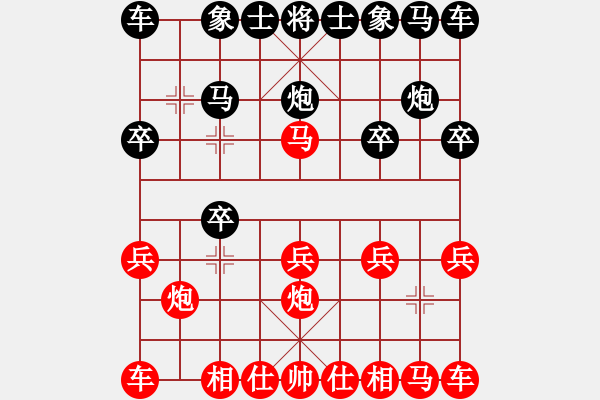 象棋棋譜圖片：靈水很涼(天罡)-負-西北快刀(天罡) - 步數(shù)：10 