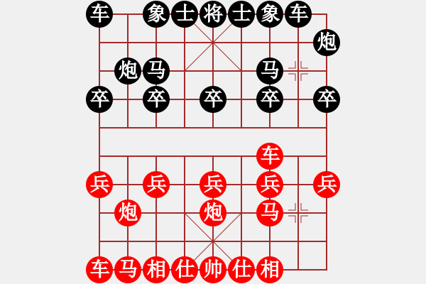 象棋棋譜圖片：董振平執(zhí)紅先負(fù)張義生 - 步數(shù)：10 